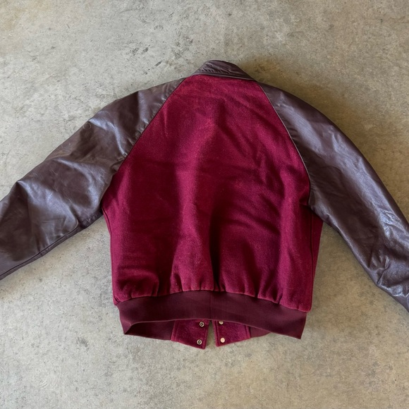 Vintage Wine Bomber Jacket - Picture 3 of 3